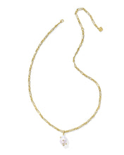 Load image into Gallery viewer, Kendra Scott Melody Gold Small Long Pendant Necklace in Freshwater Cultured Pearl