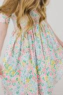 Girl's Daffodil Pocket Twirl Dress