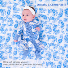 Load image into Gallery viewer, A Peony For Your Thoughts Baby Bamboo Pajamas