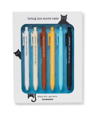 Snifty Gel Pen Set - Bring Me More Cats