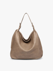 Gina Rustic Tote - Mushroom