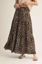 Load image into Gallery viewer, Fashion Show: Feelin' Wild Leopard Maxi Skirt