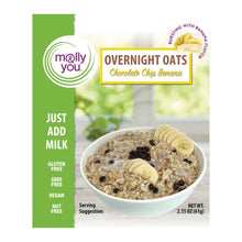 Load image into Gallery viewer, Overnight Oats Single - Gluten Free Chocolate Chip Banana