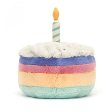 Load image into Gallery viewer, Jellycat Amuseables Rainbow Birthday Cake