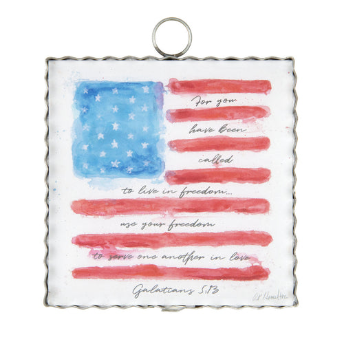 RTC Mini Gallery Charm - Galatians 5:13