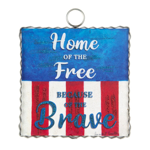 RTC Mini Gallery Charm - Free & Brave