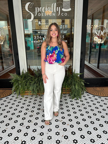 Hibiscus Floral Top