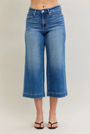 Judy Blue MR Vintage Pocket Crop Wide Leg Jean