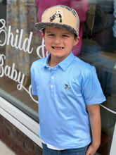 Load image into Gallery viewer, Fieldstone Roost Flyway Polo - Pink/Blue