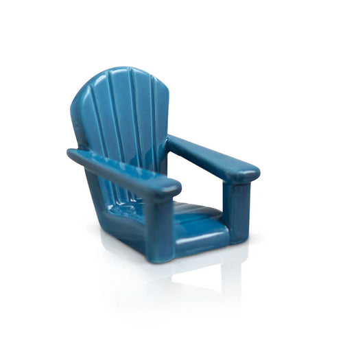Nora Fleming Mini - Chillin' Chair Blue