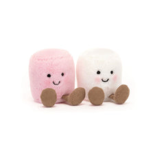 Load image into Gallery viewer, Jellycat Amuseables Pink &amp; White Marshmallow