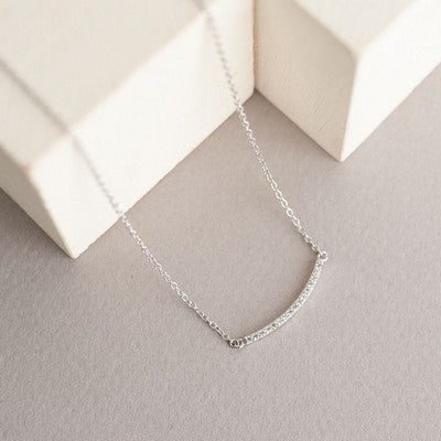 Meghan Browne 18K Abba Necklace - Silver