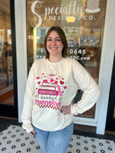 Load image into Gallery viewer, &quot;Booked for Valentines&quot; Long Sleeve Tee - Cream