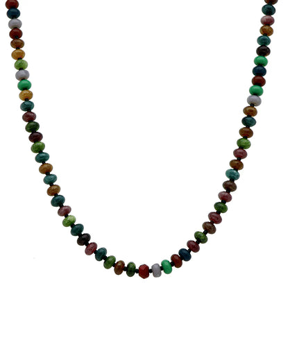 Dark Multi Beaded Necklace