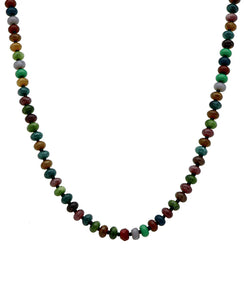 Dark Multi Beaded Necklace