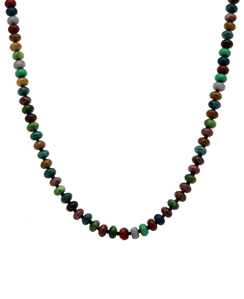 Dark Multi Beaded Necklace