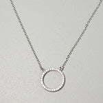 Meghan Browne 18K Art Necklace - Silver