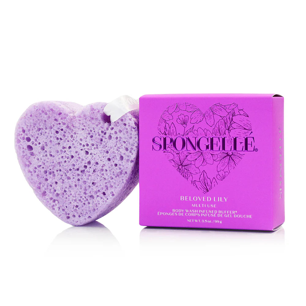 Spongelle Valentine's Heart Buffer - Beloved Lily