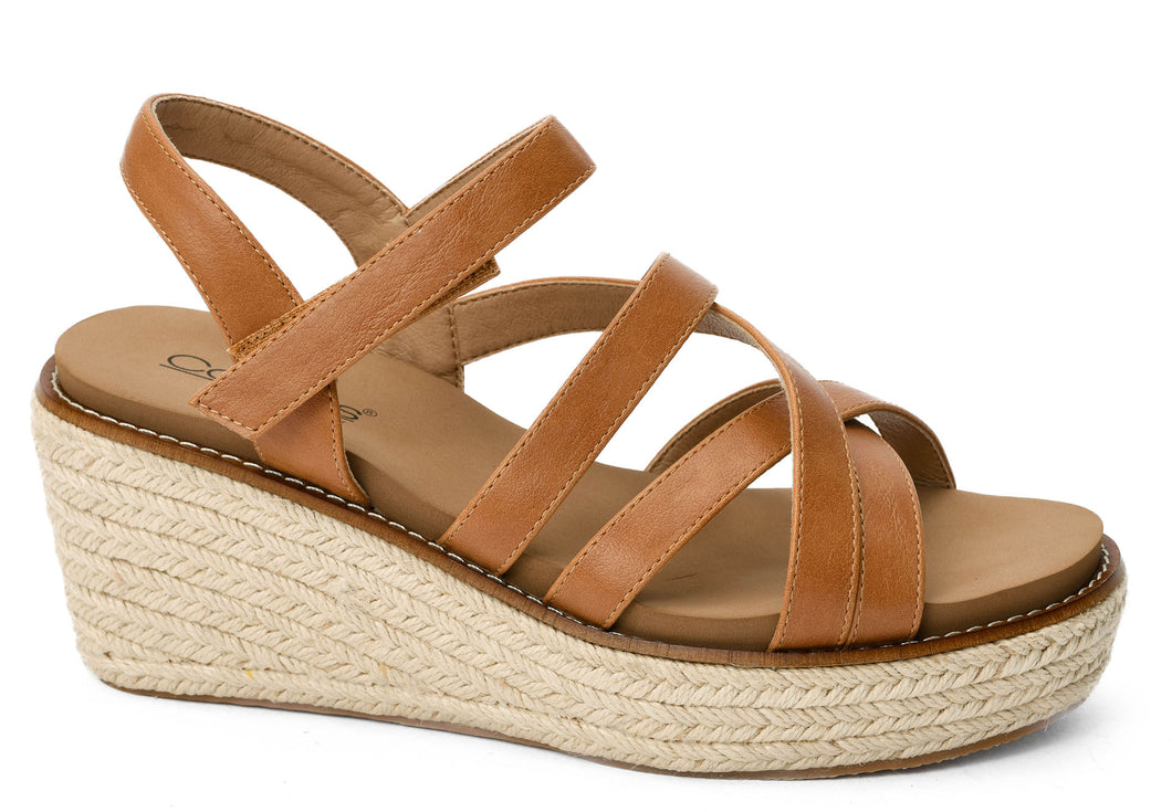 Corky's All Nighter Wedge - Cognac