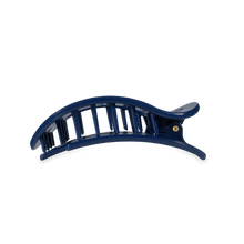 Load image into Gallery viewer, Medium Teleties Flat Round Hair Clip - Atlanta Braves