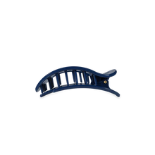 Load image into Gallery viewer, Small Teleties Flat Round Hair Clip - Atlanta Braves