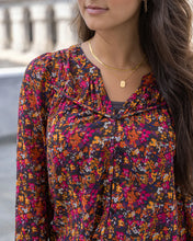 Load image into Gallery viewer, Grace &amp; Lace Autumn Eve Chiffon Top - Sunset Floral