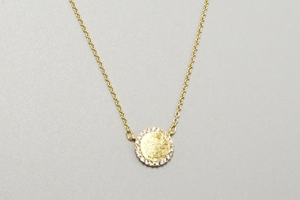 Meghan Browne 18K Barr Necklace - Gold