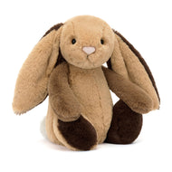 Jellycat Bashful Patchwork Brown Bunny 12