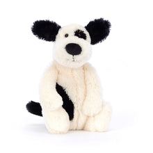 Load image into Gallery viewer, Jellycat Bashful Rufferty Black &amp; Cream Puppy