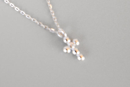 Meghan Browne 18k Bates Necklace - Silver