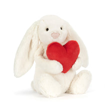 Load image into Gallery viewer, Jellycat Bashful Red Love Heart Bunny