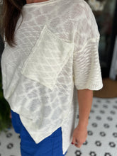Load image into Gallery viewer, Julie Knit Top - Ivory