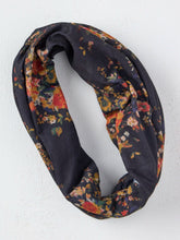 Load image into Gallery viewer, Natural Life Boho Bandeau - Black Red Bouquets