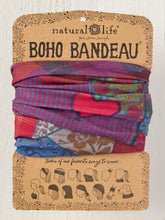 Load image into Gallery viewer, Natural Life Boho Bandeau - Aspen Patchwork Burgundy