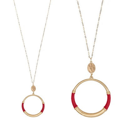 Meghan Browne Beata Necklace - Red