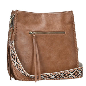 Dolly Whipstitch Crossbody - Tan