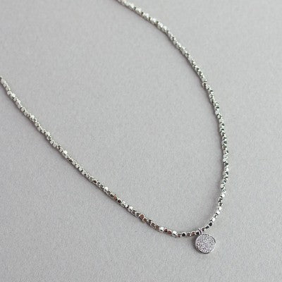 Meghan Browne Bitsy Necklace - Silver