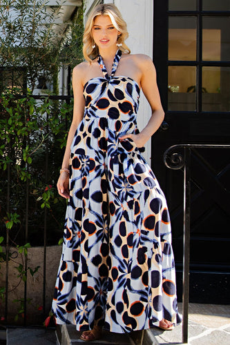 The Belize Jumpsuit - Indigo