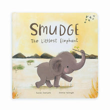 Load image into Gallery viewer, Jellycat Smudge the Littlest Elephant Book