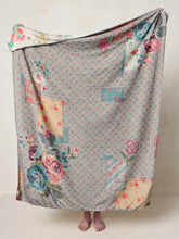 Load image into Gallery viewer, Natural Life Double-Sided Cozy Throw Blanket - Kitty Doodles