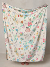 Load image into Gallery viewer, Natural Life Double-Sided Cozy Throw Blanket - Kitty Doodles