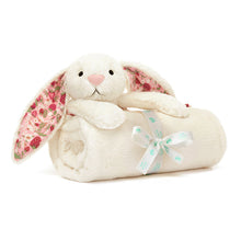 Load image into Gallery viewer, Jellycat Blossom Cream Bunny Berry Blankie