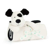 Load image into Gallery viewer, Jellycat Bashful Black &amp; Cream Puppy Blankie
