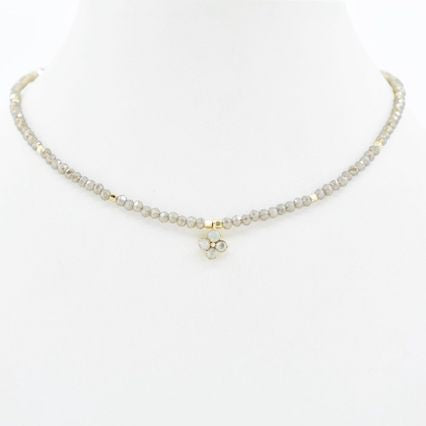 Meghan Browne Borg Necklace - Gray
