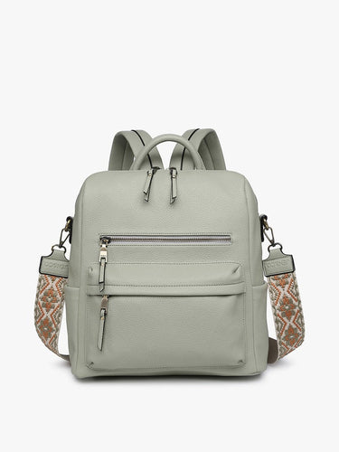 Paula Convertible Backpack - Light Sage