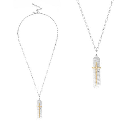 Meghan Browne Bravo Necklace - Silver