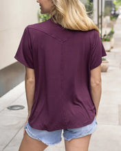 Load image into Gallery viewer, Grace &amp; Lace Basic Crew Neck Tee - Fig
