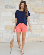 Load image into Gallery viewer, Grace &amp; Lace Basic Crew Neck Tee - Midnight