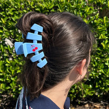 Load image into Gallery viewer, Large Teleties Classic Hair Clip - Basket of Cherries