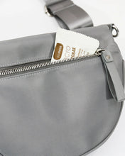 Load image into Gallery viewer, Zippered Belt Bag by Grace &amp; Lace - Grey